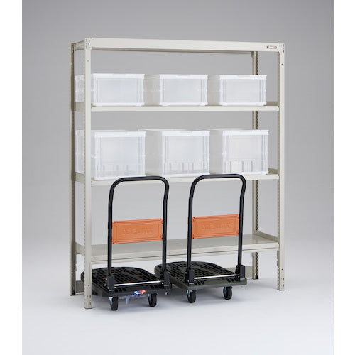TRUSCO Steel Rack M2 Type Light-Medium Duty Shelf Cart Top Storage Type 1160 x 450 x H1800 4 Tiers Single Unit M2-DB6444 1 Unit