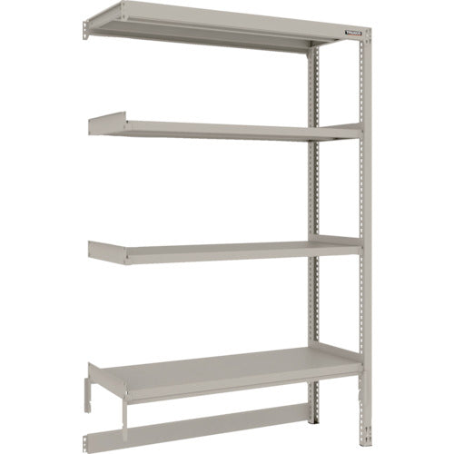 TRUSCO Steel Rack M2 Type Light-Medium Duty Shelf Cart Top Storage Type 1160 x 450 x H1800 4 Tiers Connected M2-DB6444B 1 Unit