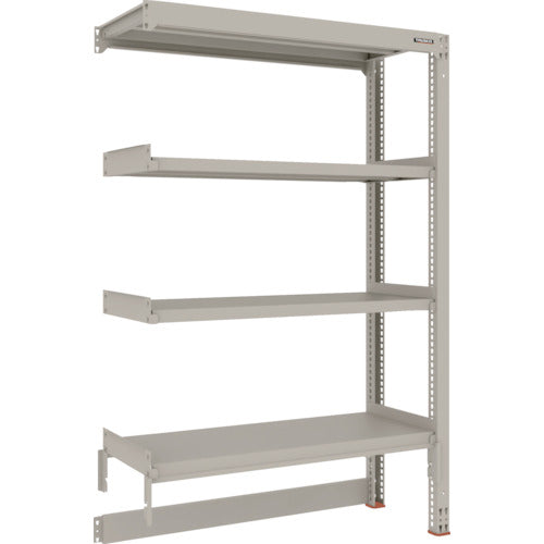 TRUSCO スチールラック M3型中量棚 台車天板収納型 W1200XD471XH1800 4段 連結 M3-DB6454B 1 S