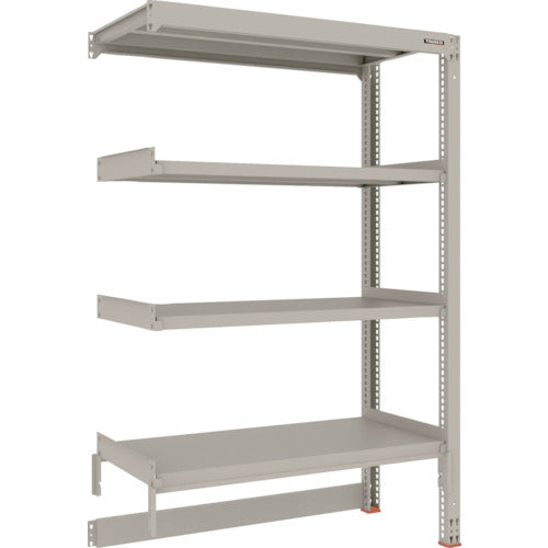 TRUSCO Steel Rack M3 Medium Duty Shelf Cart Top Storage Type W1200 x D571 x H1800 4 Tiers Connected M3-DB6464B 1 S