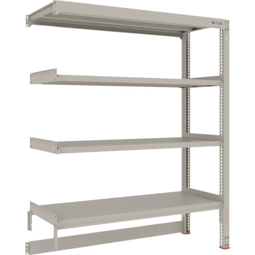 TRUSCO Steel Rack M3 Medium Duty Shelf Cart Top Storage Type W1500 x D571 x H1800 4 Tiers Connected M3-DB6564B 1 S