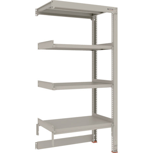 TRUSCO スチールラック M3型中量棚 台車天板収納型 W900XD571XH1800 4段 連結 M3-DB6364B 1 S