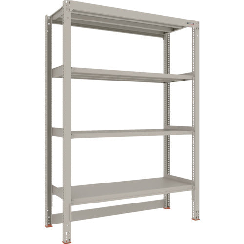 TRUSCO Steel Rack M3 Medium Duty Shelf Cart Top Storage Type W1500 x D571 x H2100 4 Tiers Single Unit M3-DB7564 1 S