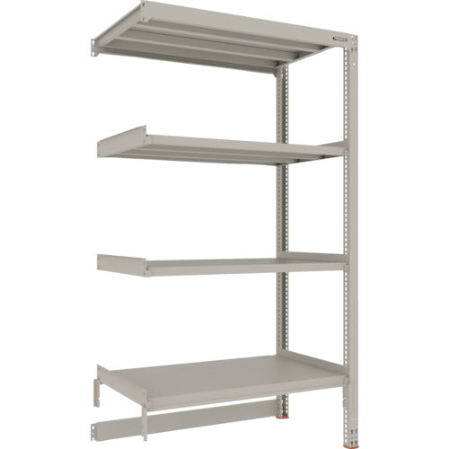 TRUSCO Steel Rack M3 Medium Duty Shelf Cart Top Storage Type H2100 x W1200 x D721 4 Tiers Connected M3-DB7474B 1 S