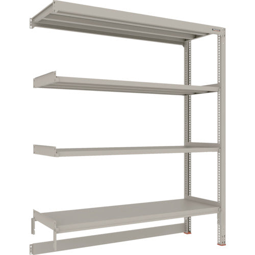 TRUSCO Steel Rack M3 Medium Duty Shelf Cart Top Storage Type W1800 x D571 x H2100 4 Tiers Connected M3-DB7664B 1 S