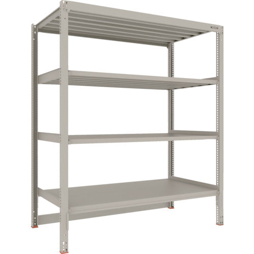TRUSCO Steel Rack M3 Medium Duty Shelf Cart Top Storage Type H2100 x W1800 x D921 4 Tiers Single Unit M3-DB7694 1 S