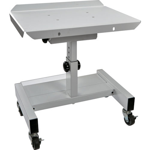 TRUSCO ワークサポートスタンド すわり作業用 キャスター付 ホワイト色 WS-3C-W 1 台