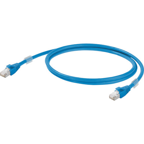 Weidmüller Industrial Ethernet cable with RJ45 connectors on both ends (double shielded structure) blue 0.5m 1165900005 1 piece