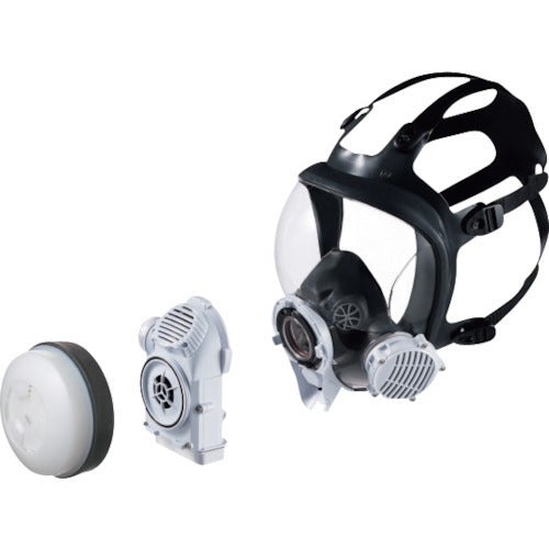 Shigematsu Electric fan-equipped respiratory protective equipment (direct connection type) Syx099 (L) (filter and canister sold separately) SYX099P-H-1 (L) 1 piece