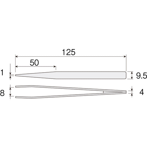 HOZAN Bamboo Tweezers P-860-125 1 piece
