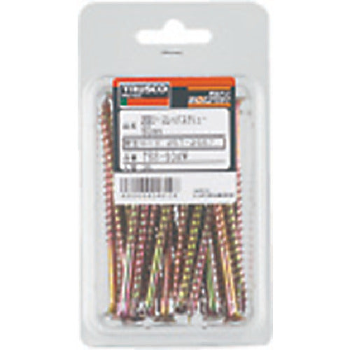 TRUSCO Split Thread Screw, Chromate, M3.8 x 57, Pack of 50, Fully Threaded, TKS-57AW, 1 PK