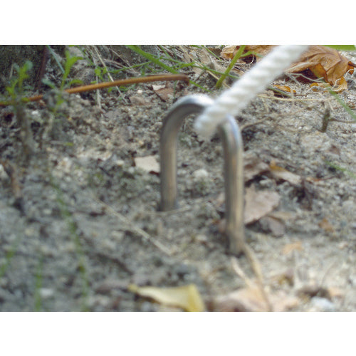 TRUSCO 스테인리스 로프 고정 U형 6×100mm TRU-S610 1개