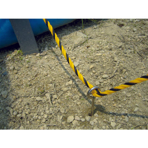 TRUSCO ステンレスロープ止丸型6×200mm TRM-S620 1 本