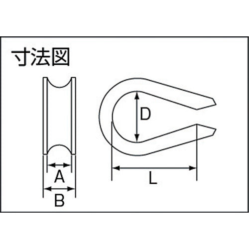 TRUSCO ライトシンブル ステンレス製 10mm用 TRS-10 1 袋