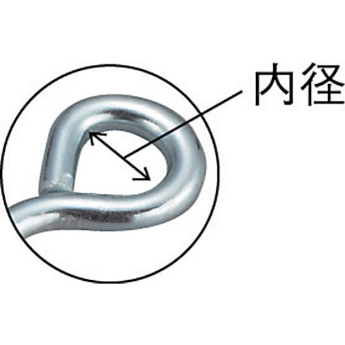 TRUSCO Unicro Rope Stopper Round Type 13 x 1000 mm TRM-Y13100 1 piece