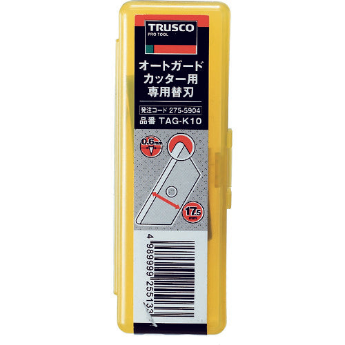 TRUSCO 오토 가드 커터 교체 블레이드 10 장 TAG-K10 1 PK