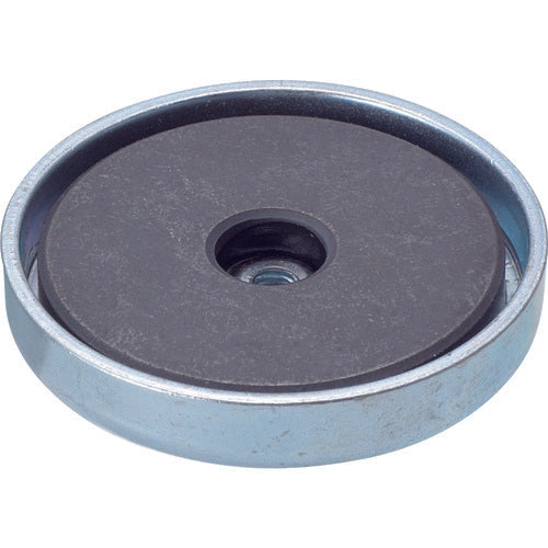 TRUSCO 마그넷 홀더 흡착력 35N Φ44XH8 크롬 도금 TSM-4408C 1개