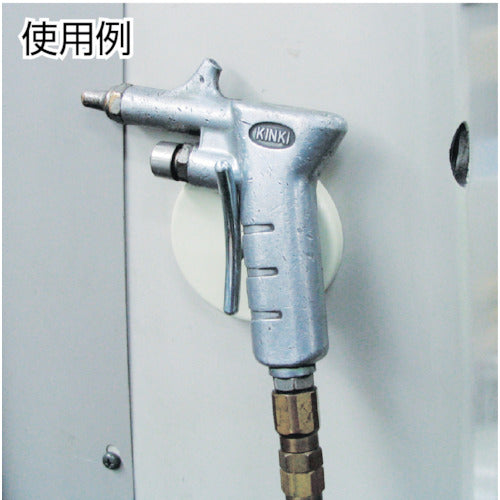 TRUSCO マグネットホルダ ハンドル付 吸着力16N Φ38XH8.5 TSM-38085 1 個