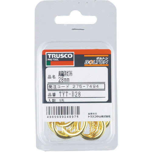 TRUSCO 洋灯吊金具13mm50本入 TYT-B13 1 PK