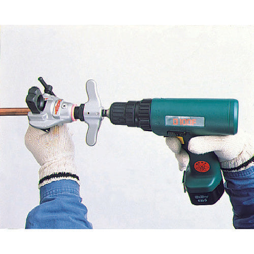 Super manual/electric flaring tool (eccentric type) compatible with new refrigerants and new standards TF456WDH 1 unit