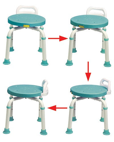 Shower chair Rakuyu Kurumaru Compact / 7450 1 unit