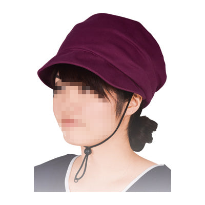 Head guard for outings, knit brim type / KM-1000F S, beige, 1 piece