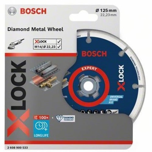 ボッシュ X−LOCKダイヤモンドメタルホイール125 2608900533 1 枚