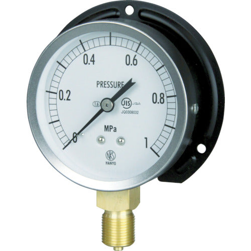 長野 JIS汎用形圧力計(B枠) 圧力レンジ(MPa):0.0〜0.40 GS51-231-0.4MP 1 個