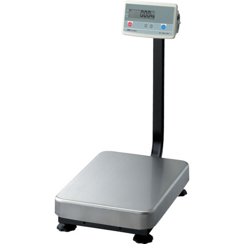 A&D 디지털대 저울 (폴 부착) 가중량 60kg 계량 접시 치수 W390×D530mm FG60KAL 1대