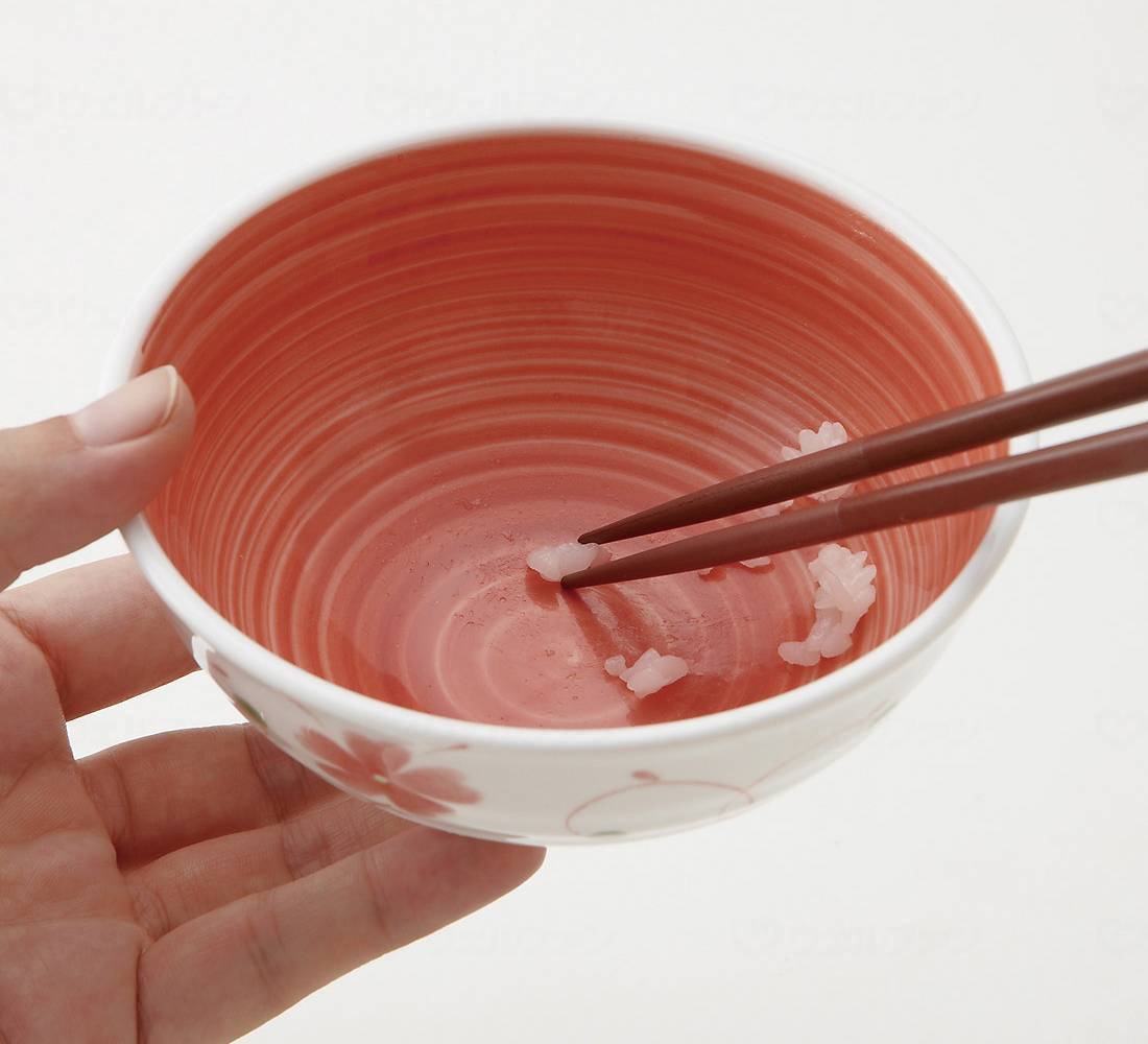 메이플 오카루노 키모치 로쿠베에 찻잔 우치 아카마키 쓰루 아오이 (빨강)