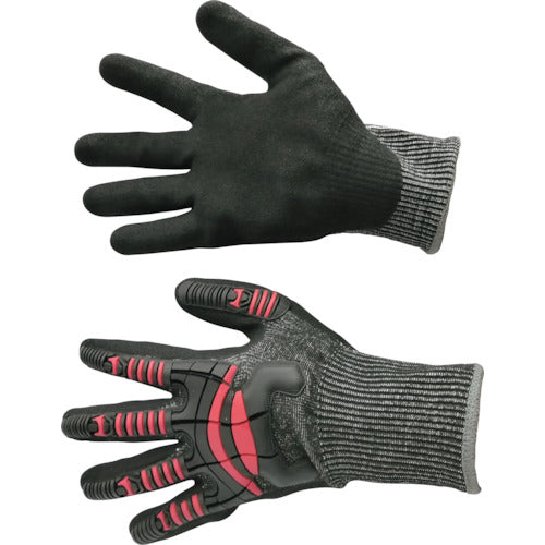 Fuji Gloves Knuckle Armor C4 Red LL 9900-R-LL 1 pair
