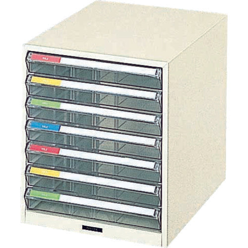 TRUSCO B4 Letter Case, Shallow 7 Tiers, TB4-7P, 1 Unit