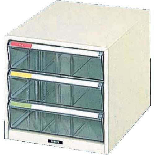 TRUSCO B4 Letter Case, Deep 3 Tiers, TB4-M3P, 1 Unit