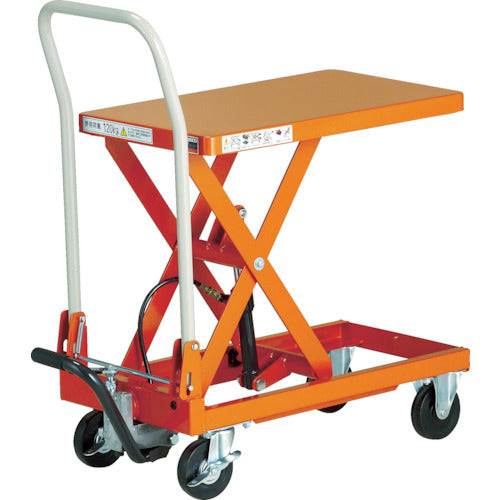 TRUSCO HLF-120 Hard Rubber Caster Φ100 Fixed TYSR-100RH 1 pc