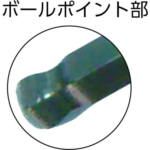 TRUSCO T형 핸들 볼 포인트 렌치 2.5mm TTB-25 1개