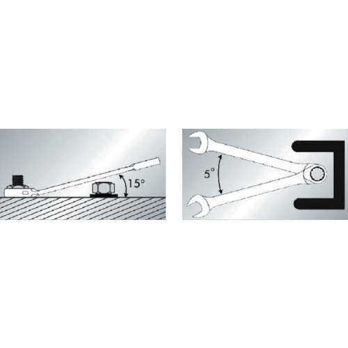 TRUSCO ギヤレンチコンビタイプ 寸法24X24 長さ296 TGR-C24 1 丁