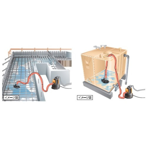 Tsurumi Residual Water Suction and Drainage Sweep Pump 50Hz LSP1.4S 50HZ 1 unit