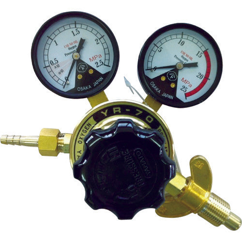 YAMATO All-brass oxygen regulator YR-70 (Kansai style) YR-70-OXW 1 unit