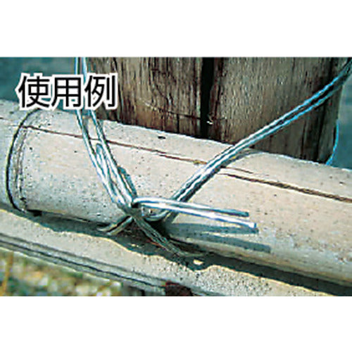 TRUSCO Steel Wire #8, Wire Diameter 4.0mm, 1kg, Hot Dip Galvanized, TYW-40, 1 Roll