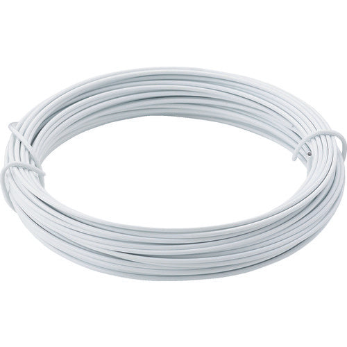 TRUSCO カラー針金 小巻タイプ 白 18番手 線径1.2mm×10m TCWS-12W 1 巻