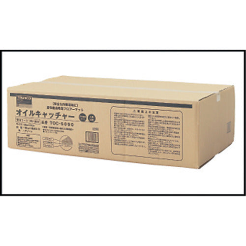 TRUSCO Oil Catcher Mat, Green, 500 x 900 mm, 50 sheets, TOC-5090, 1 box