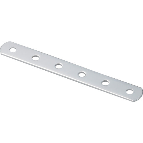 TRUSCO Joint Fitting Type 19 Flat Chrome Length 150 Number of Holes 6 TK19-F6C 1 pc