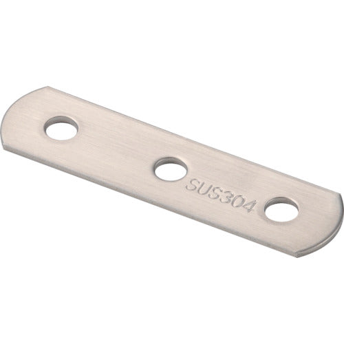 TRUSCO 조인트 브래킷 19형 플랫 스테인리스 길이 75 구멍수 3 TK19-F3S 1개