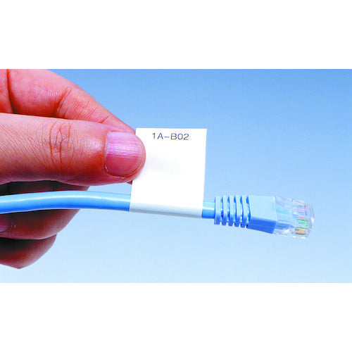 MAX ビーポップミニ用巻きつけテープ 24mm幅 白×黒文字 8m巻 LM-L524BWS 1 個