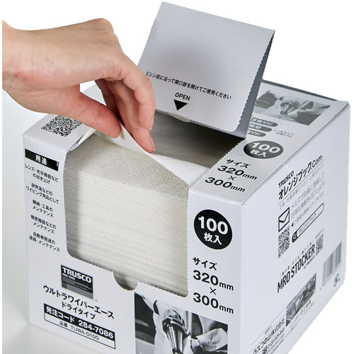 TRUSCO 울트라 와이퍼 에이스 드라이 타입 100 매입 TUWA-D100 1 상자