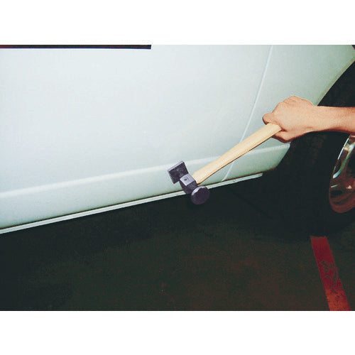 TRUSCO sheet metal hammer, round, flat, x square, TSM-160, 1 piece