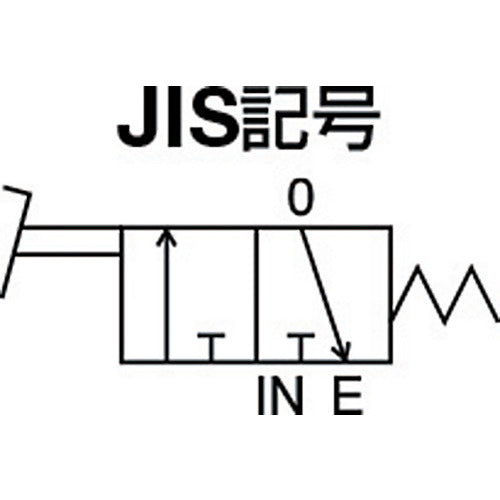 TRUSCO 발 밟기 전환 밸브 포트 3 TP-4PA31-8 1 대