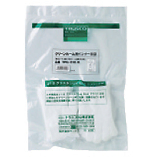 TRUSCO Cleanroom Inner Gloves, Size L (10 pairs) TPG-310-L 1 bag