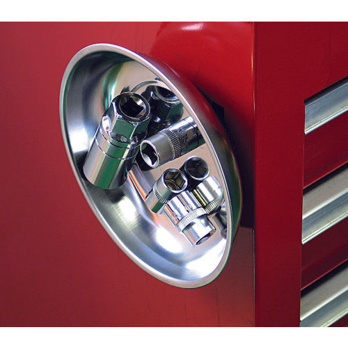 TRUSCO Round Magnetic Tray, Flat, Φ150 x H40, TRMT-150, 1 pc