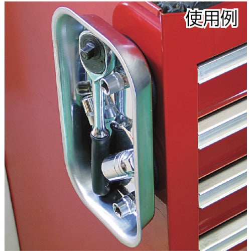 TRUSCO 角形マグネットトレー 平面 240X140XH42 TFMT-240 1 個